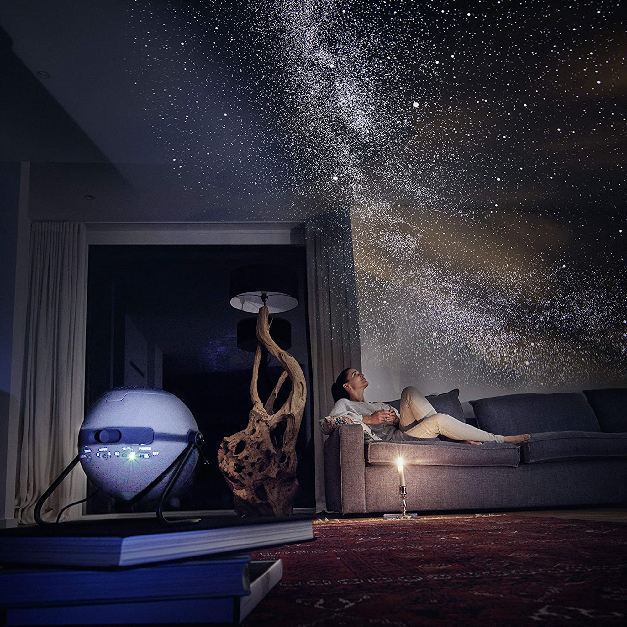 Aimeizi Sternenhimmel Projektor Deko Schlafzimmer, Sternenlicht