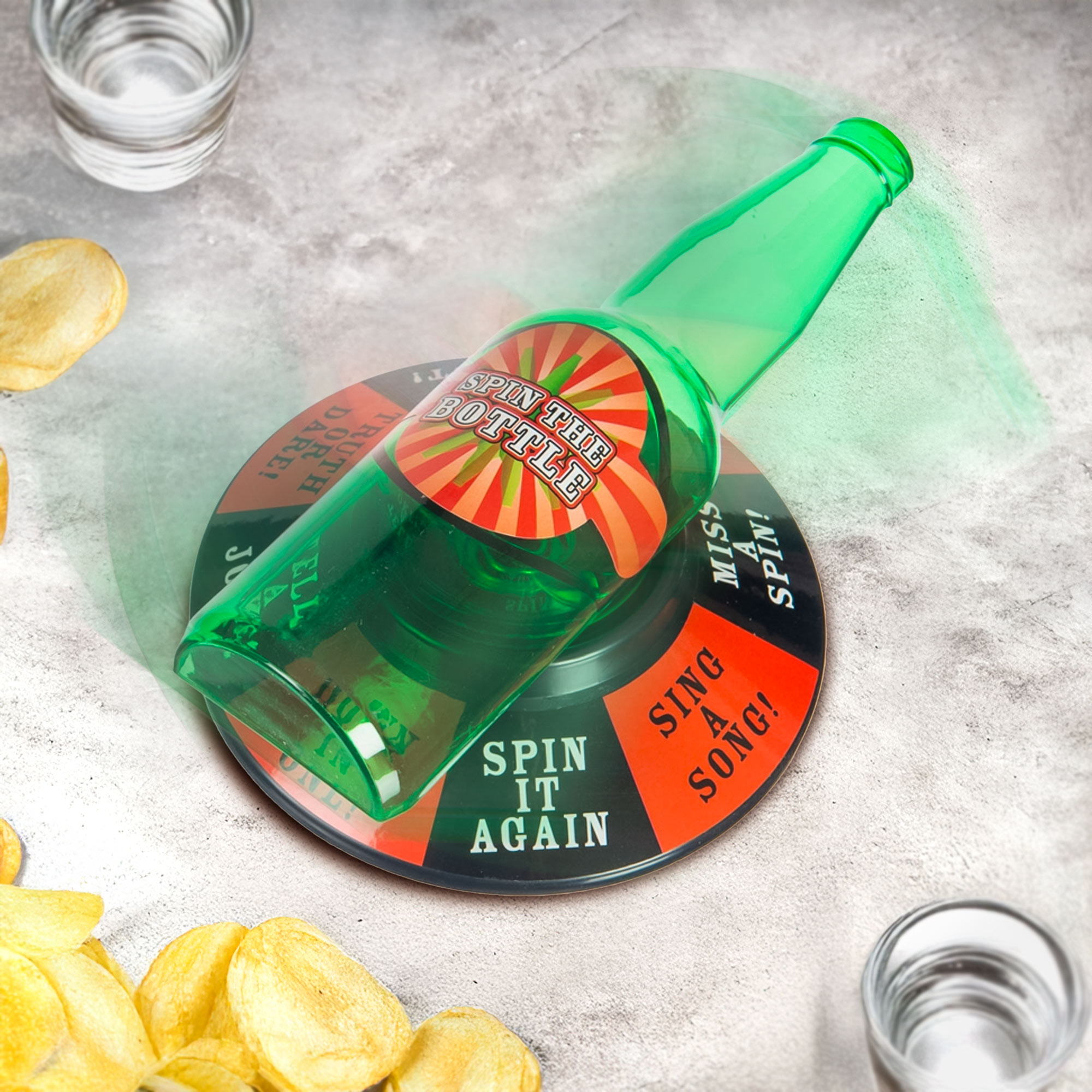 Flaschendrehen Spiel - Spin the bottle