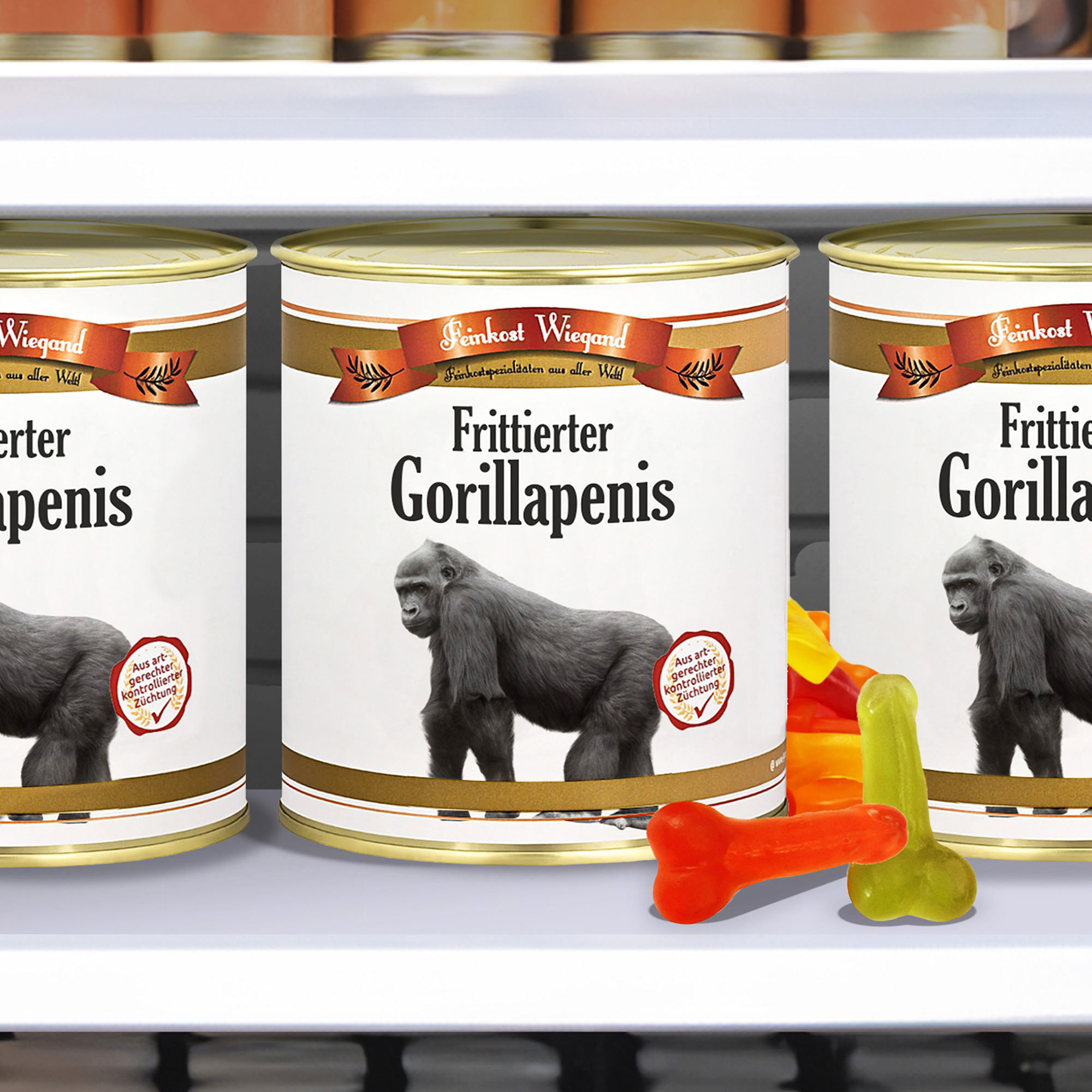 Frittierter Gorillapenis aus der Dose