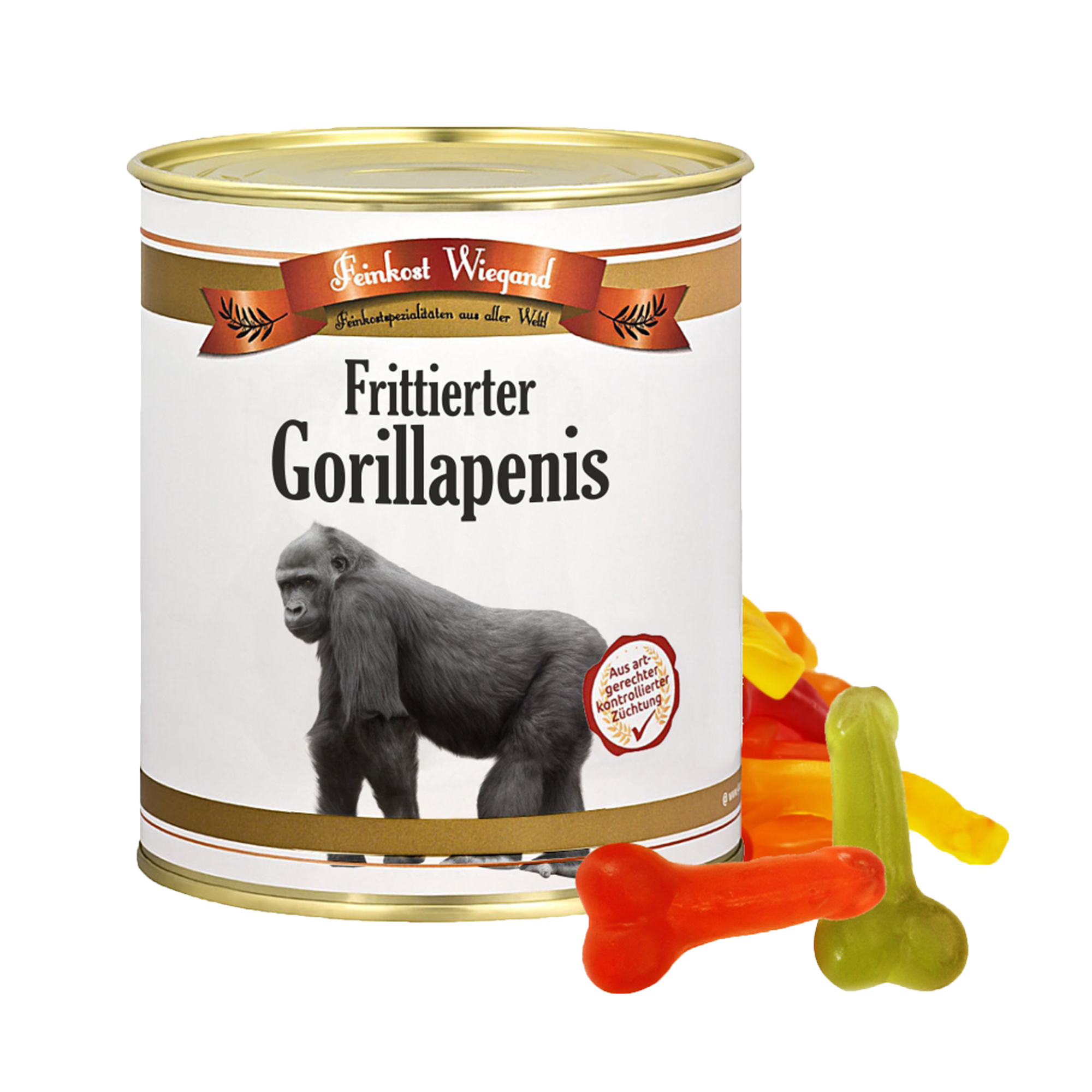 Frittierter Gorillapenis aus der Dose