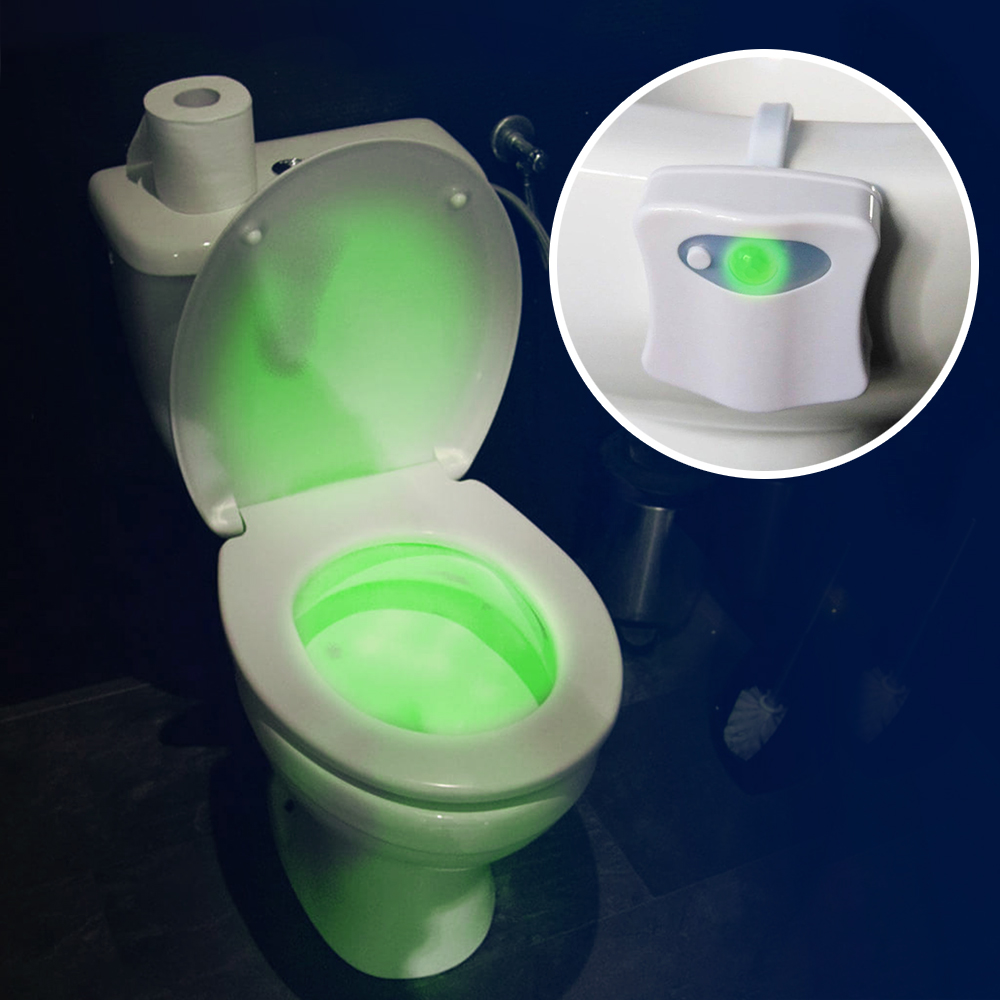 LED Toilettenlicht - WC Beleuchtung mit Bewegungssensor
