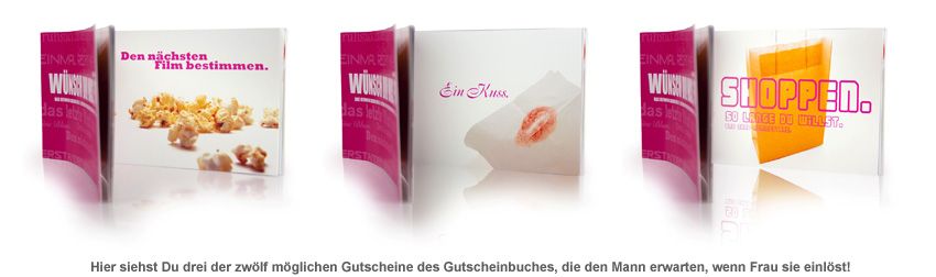 Gutscheinbuch Für Frauen Wünsch Dir Was 12 Coole Gutscheine 2291